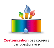 Customization des couleurs par questionnaire